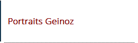 Portraits Geinoz